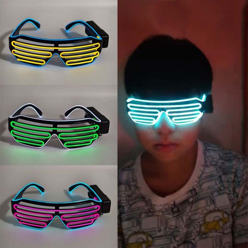 Glow In The Dark Party Glasses - Gafas LED Inalámbricas Brillantes, Gafas de