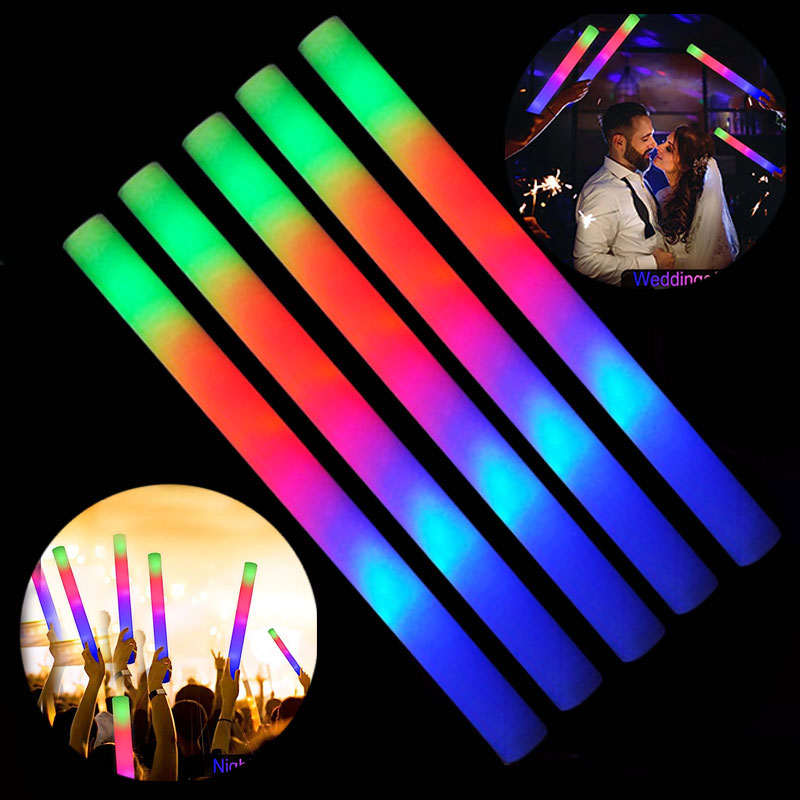 Flashing Led Foam Sticks Party - 30/60 Uds. Barra de espuma LED