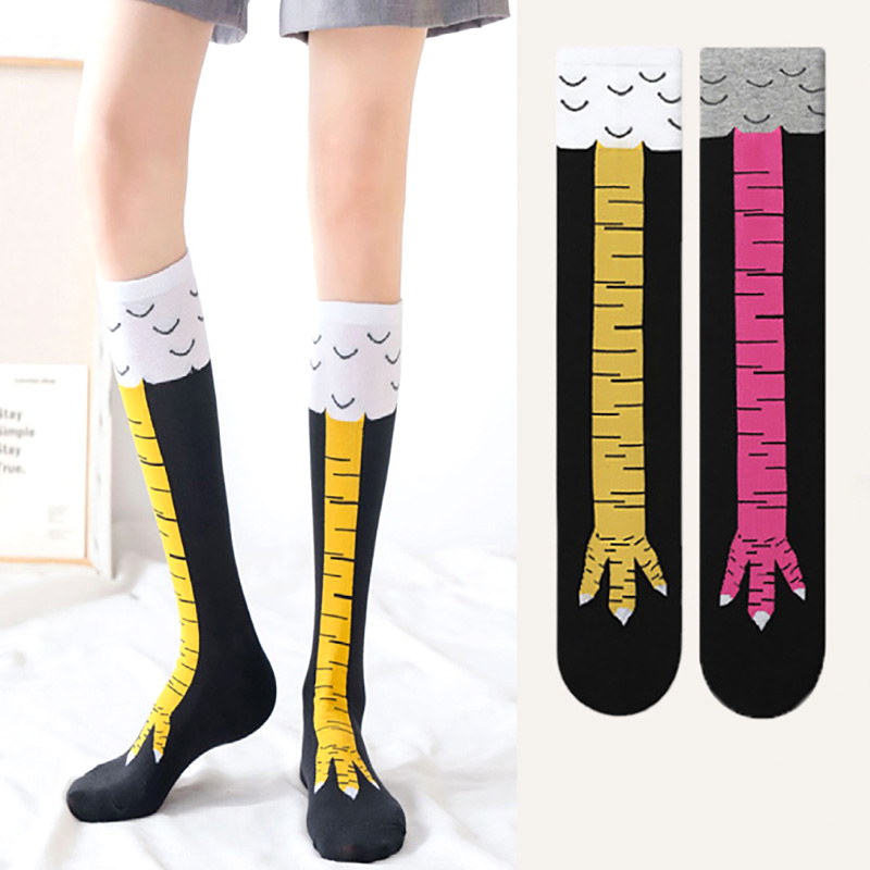 Funny Chicken Leg Socks - Calcetines divertidos unisex lindos pies de