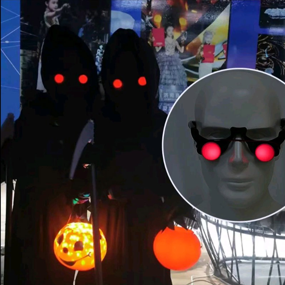 Glow In The Dark Party Glasses - Gafas de terror para Halloween, accesorios