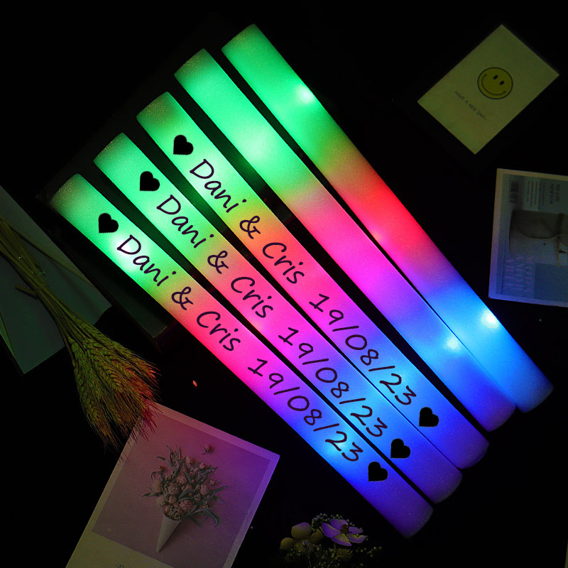 Glow In The Dark Party Glasses - 12/30/60 Uds. Barras luminosas LED a