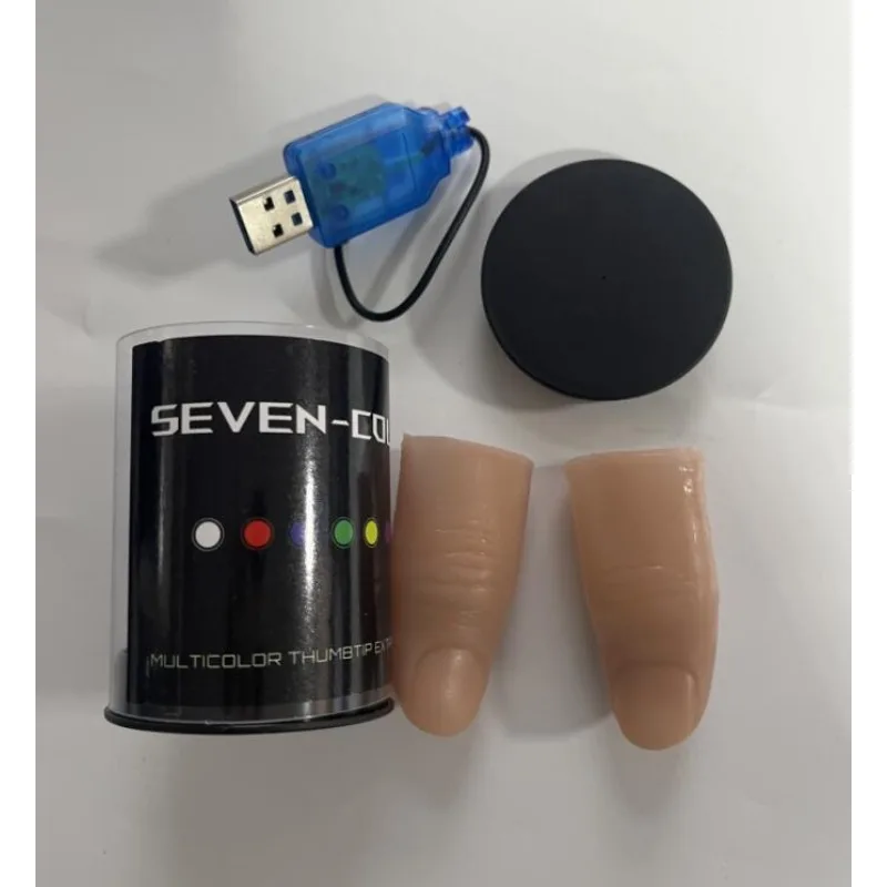 Thumb Tip Magic Trick Set - Puntas de pulgar con luz LED