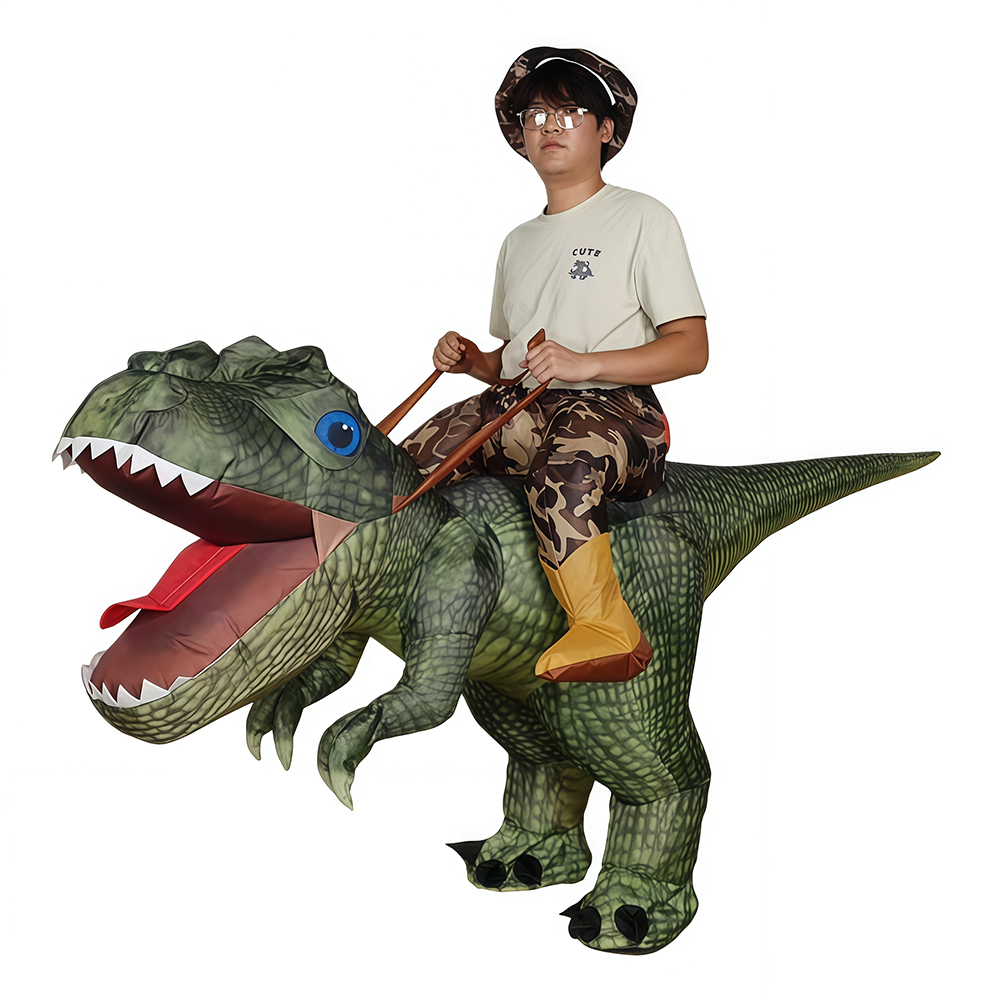 Inflatable Dinosaur Costume Adult - Disfraz Inflable de Dinosaurio con Puntos