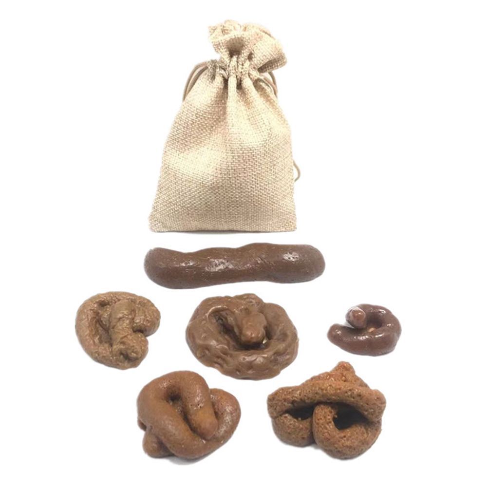 Fake Poop Gag Gift - Juego de 6 Piezas de Caca