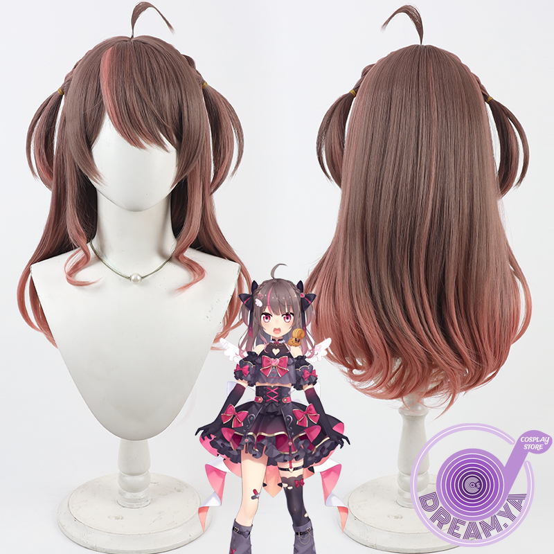 Anime Cosplay Wig Heat Resistant - Peluca de Cosplay Natsuiro Matsuri Vtuber,