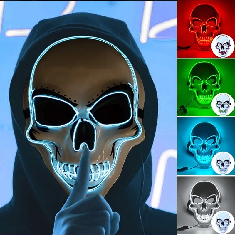 Máscara de purificación para a - Led Purge Mask Halloween reseña y precio
