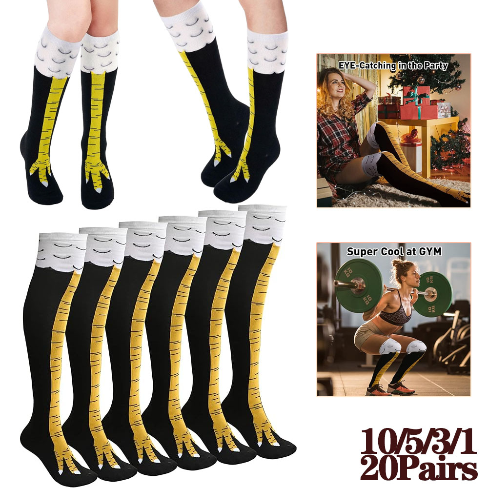 1-20 pares divertidos calcetin - Funny Chicken Leg Socks reseña y precio