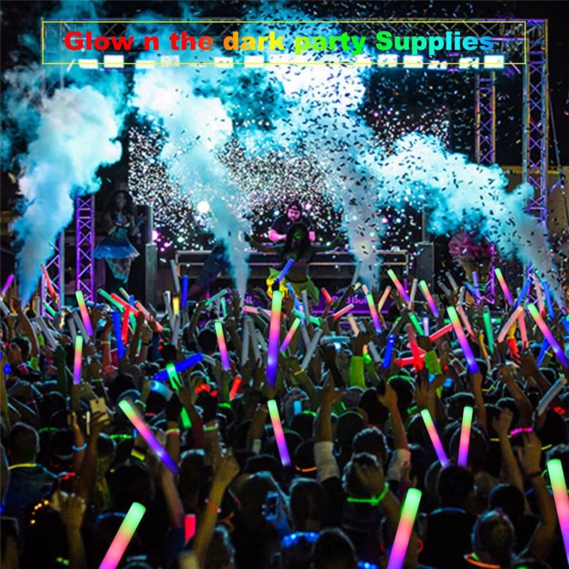 Barras luminosas A75K a granel - Flashing Led Foam Sticks Party reseña y precio