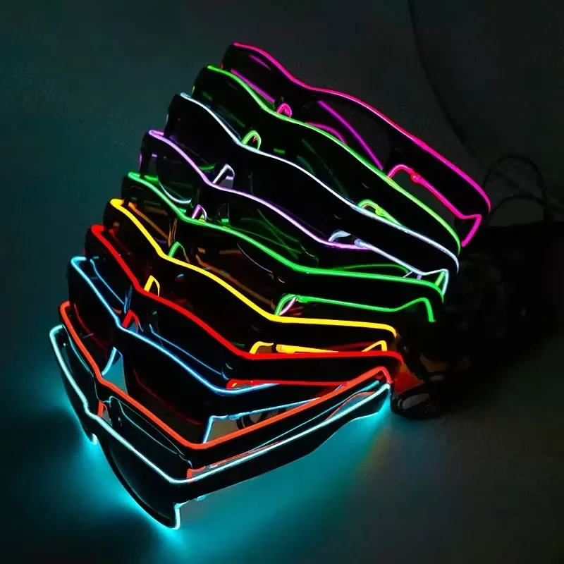 Gafas de sol LED de neón brill - Glow In The Dark Party Glasses reseña y precio