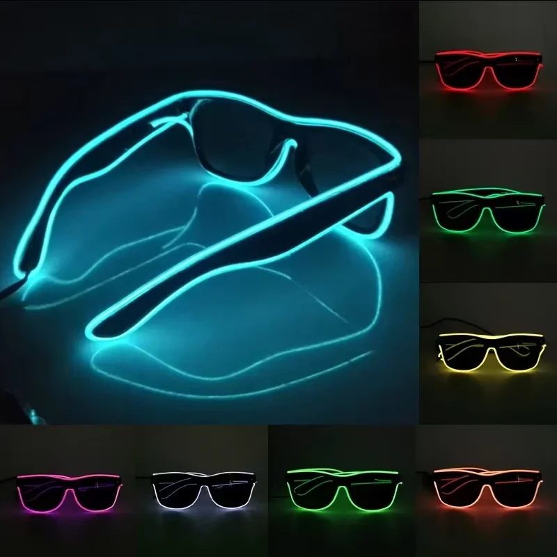 Gafas de sol LED de neón brill - Glow In The Dark Party Glasses reseña y precio