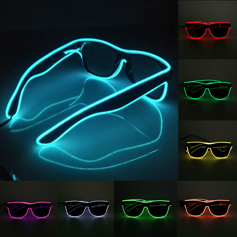 Nuevas gafas Led con luces par - Glow In The Dark Party Glasses reseña y precio