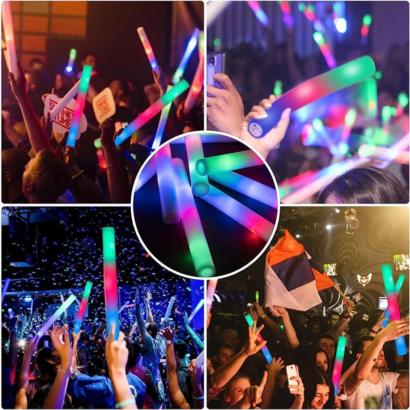 【Gran Oferta】Palitos luminosos - Flashing Led Foam Sticks Party reseña y precio