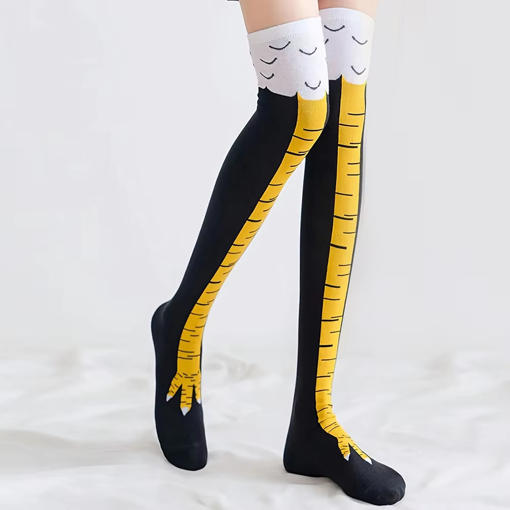1/2 pares de calcetines hasta  - Funny Chicken Leg Socks reseña y precio