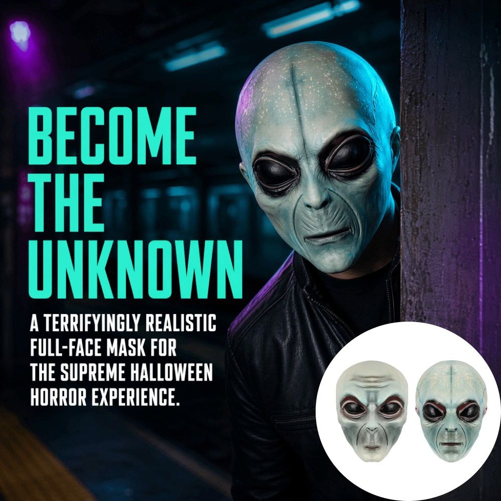 Máscara de Látex de Alienígena - Latex Alien Mask Realistic reseña y precio