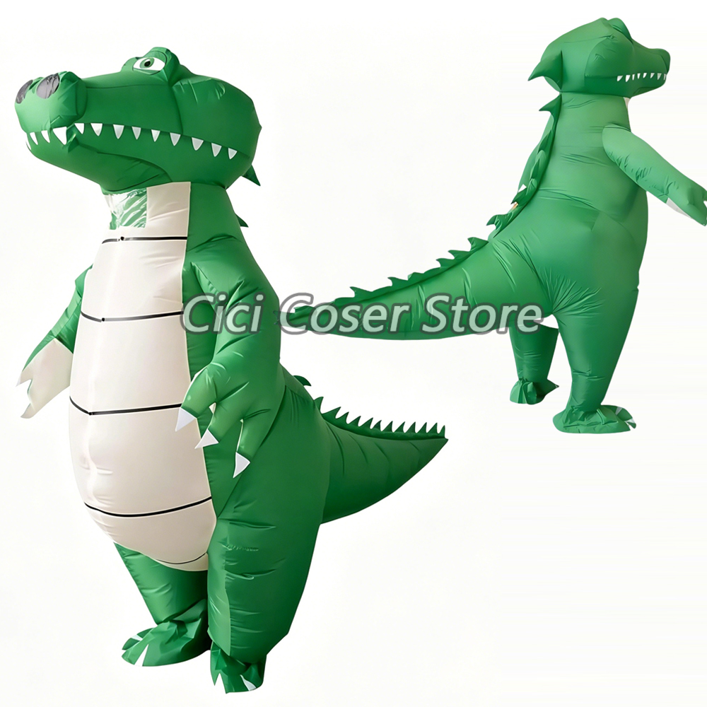 Disfraz Inflable de Cocodrilo/ - Inflatable Dinosaur Costume Adult reseña y precio