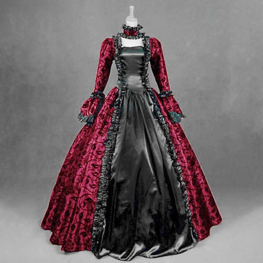 Vestido exquisito Vintage para - Medieval Renaissance Dress Women reseña y precio