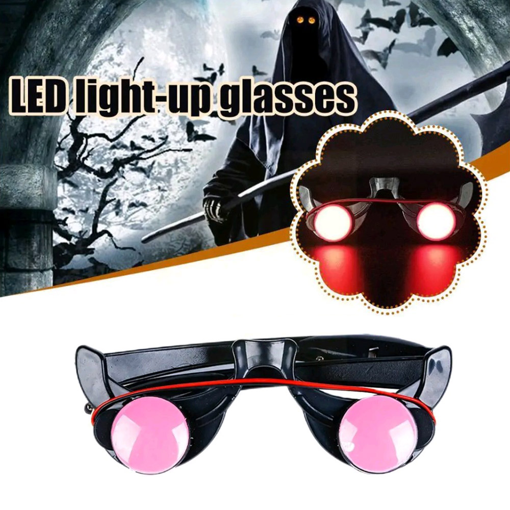 Gafas de terror para Halloween - Glow In The Dark Party Glasses reseña y precio