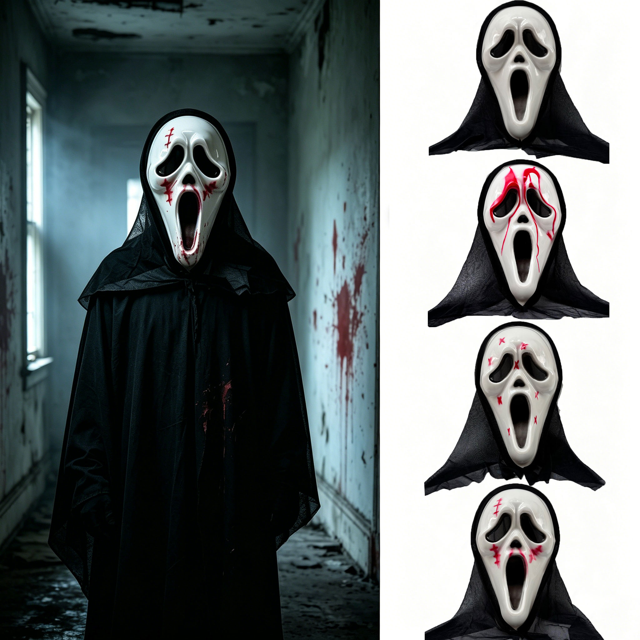 Máscara de Terror Fantasmal co - Led Purge Mask Halloween reseña y precio