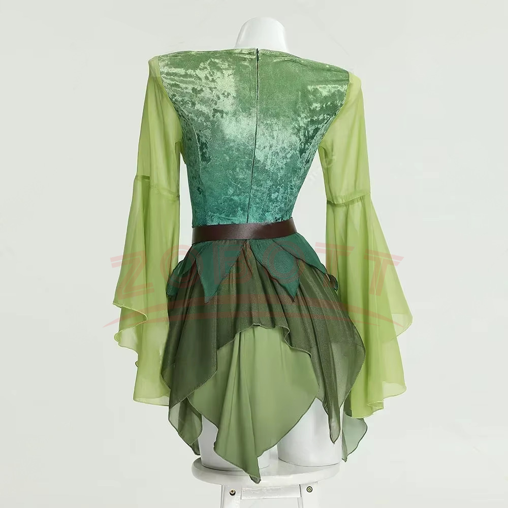 Vestido de hada verde Medieval - Medieval Renaissance Dress Women reseña y precio