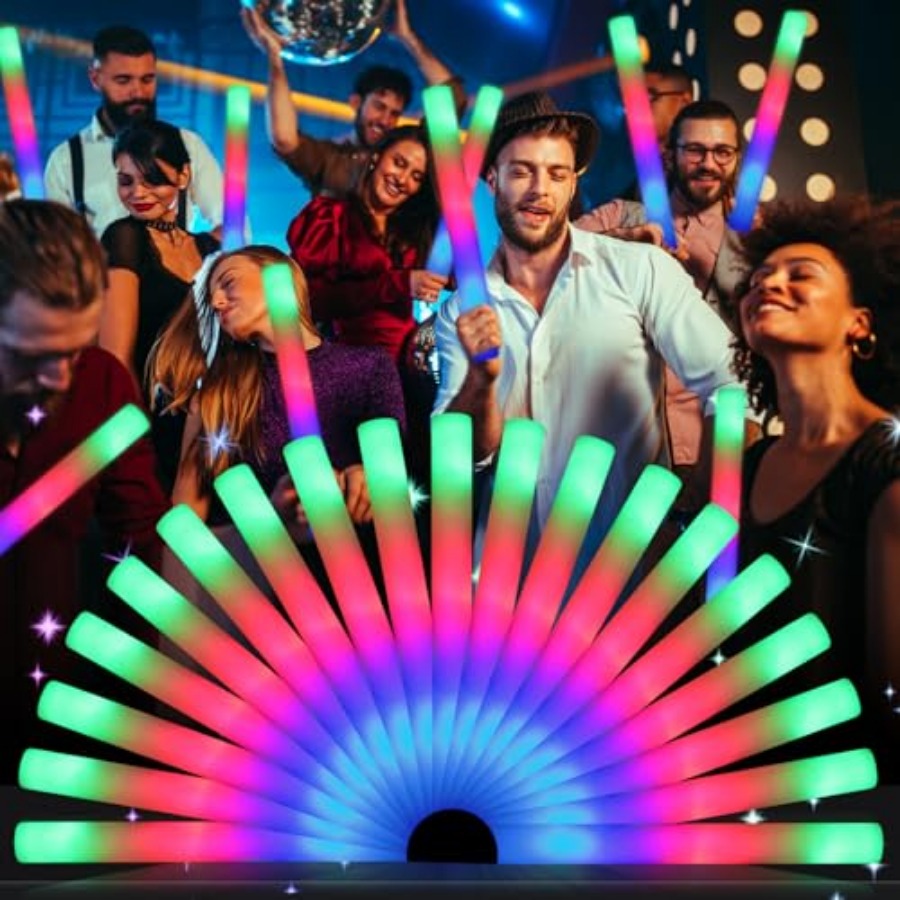 Paquete de Barras Luminosas de - Flashing Led Foam Sticks Party reseña y precio