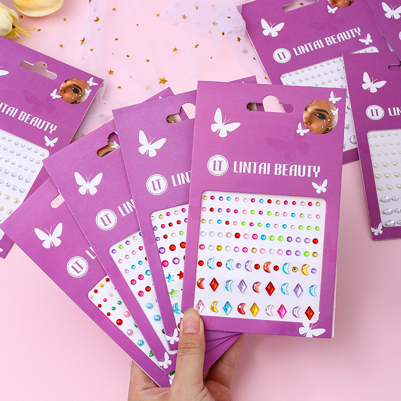Pegatinas de Gemas Faciales Au - Party Supplies reseña y precio