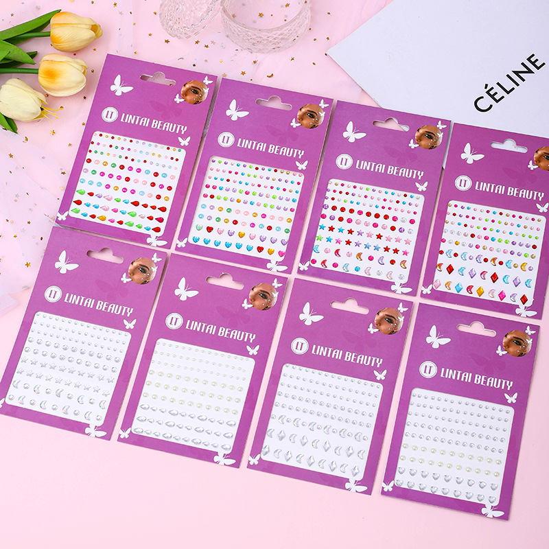 Pegatinas de Gemas Faciales Au - Party Supplies reseña y precio