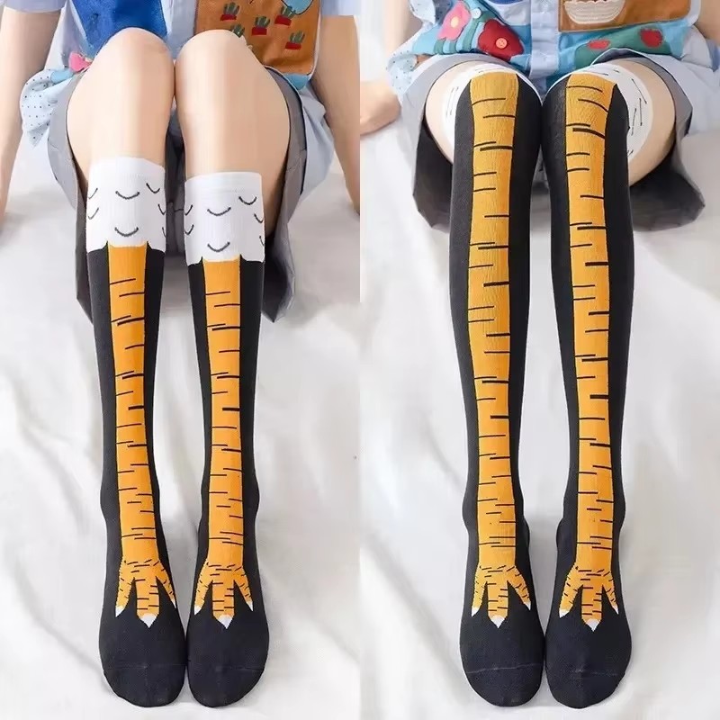 Medias divertidas con forma de - Funny Chicken Leg Socks reseña y precio