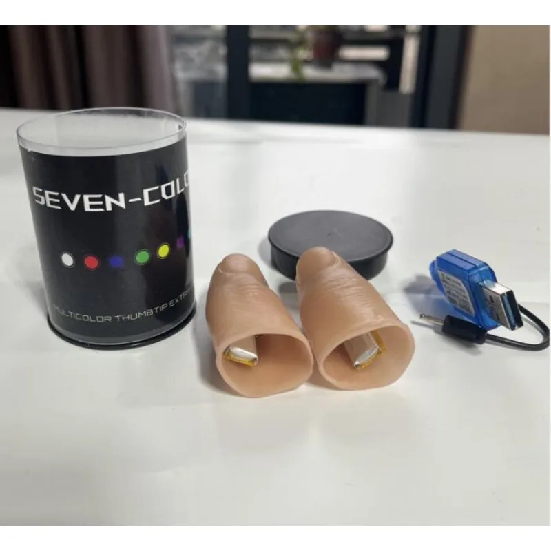 Puntas de pulgar con luz LED d - Thumb Tip Magic Trick Set reseña y precio