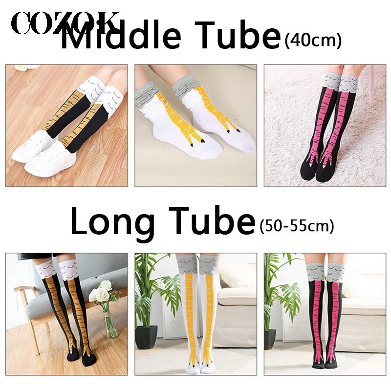 Calcetines hasta la rodilla pa - Funny Chicken Leg Socks reseña y precio