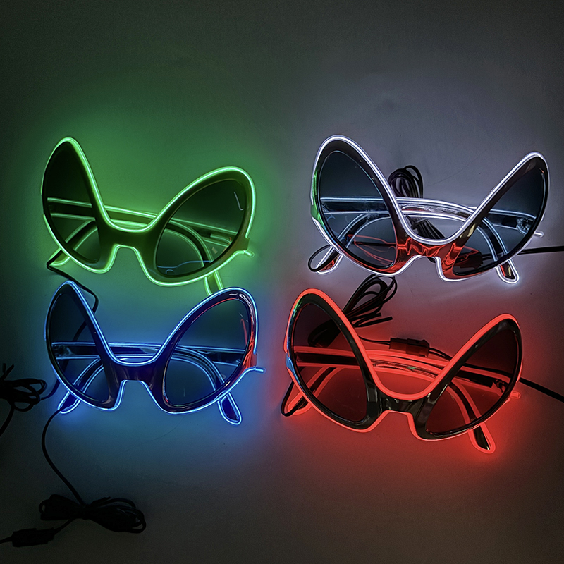Gafas alienígenas con luz LED  - Glow In The Dark Party Glasses reseña y precio