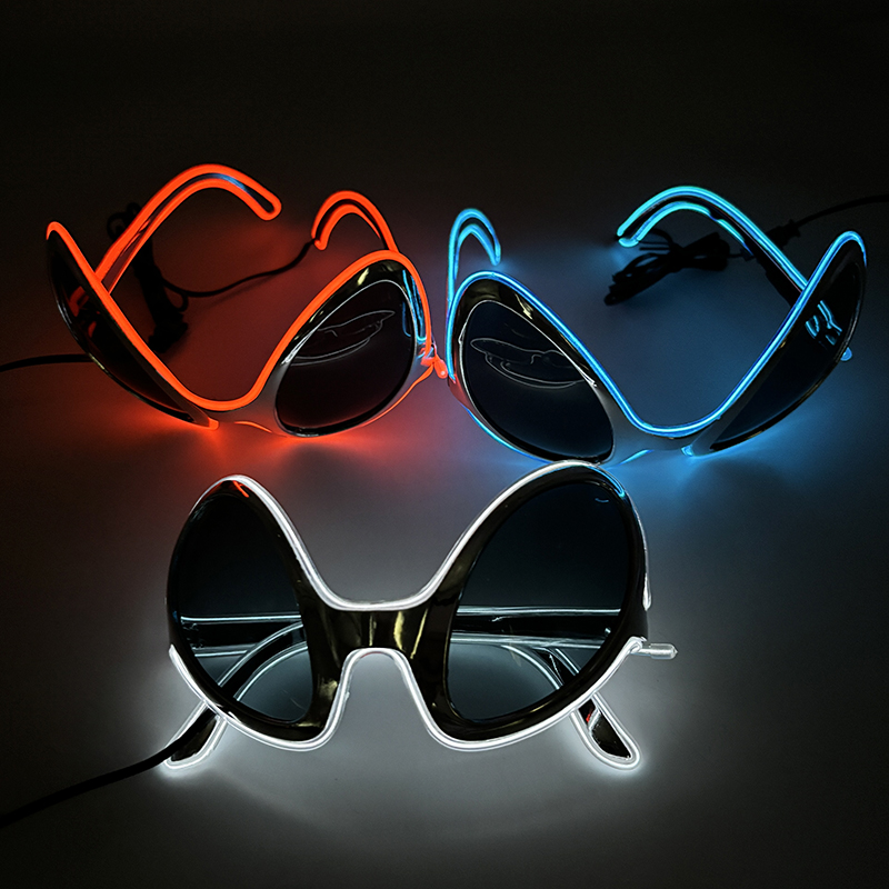 Gafas alienígenas con luz LED  - Glow In The Dark Party Glasses reseña y precio