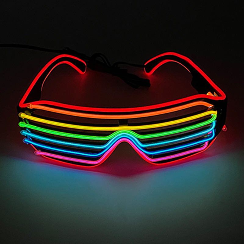 Gafas fluorescentes coloridas  - Glow In The Dark Party Glasses reseña y precio